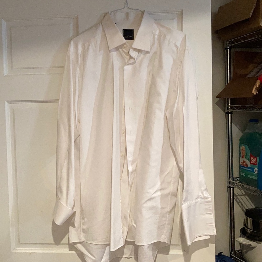 White along Sleeve Dress Shirt
